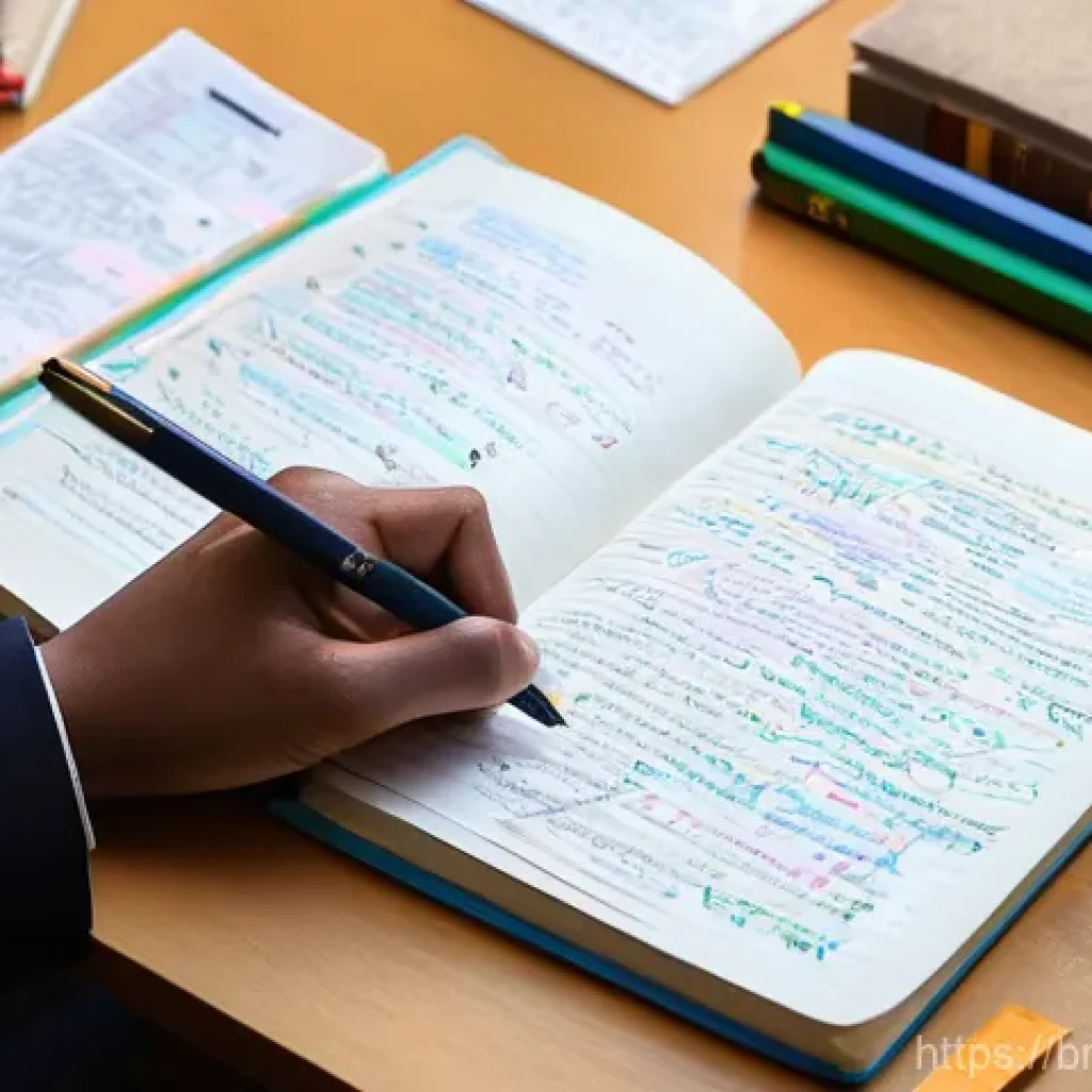 국제비즈니스 실기 시험 고득점 전략 - **Prompt:** A focused young adult student (aged 18-25), male or female, dressed in smart-casual, mod...