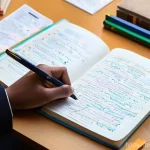 국제비즈니스 실기 시험 고득점 전략 - **Prompt:** A focused young adult student (aged 18-25), male or female, dressed in smart-casual, mod...